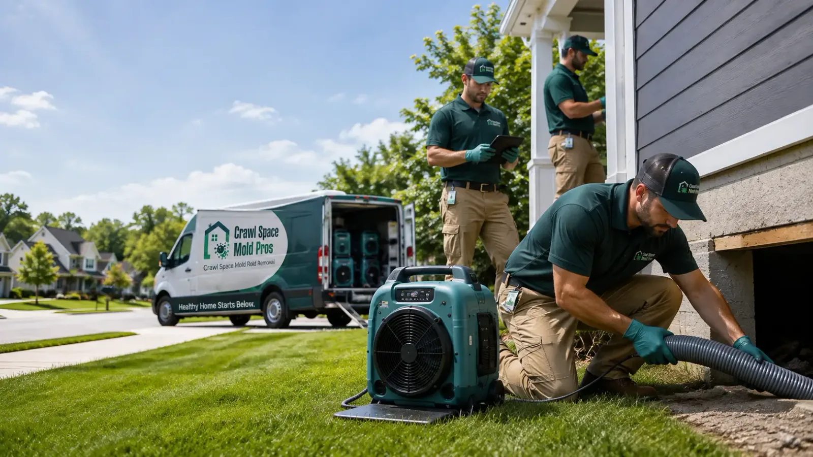 Crawl Space Mold Removal in Murdock, KS